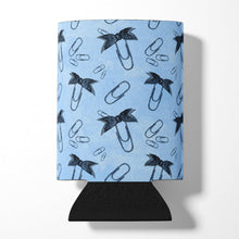 Load image into Gallery viewer, Watercolor Paper Clips Blue Can or Bottle Hugger BB7544CC