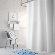 Load image into Gallery viewer, Watercolor Paper Clips Blue Machine Washable Memory Foam Mat BB7544RUG