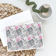Load image into Gallery viewer, Watercolor Girl Boss Journaling BB7545DS66 Greeting Cards -  Blank Note Cards – 8-Pack of Artist-Designed Cards with Envelopes