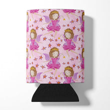 Load image into Gallery viewer, Watercolor Fairy Princess on Pink Can or Bottle Hugger BB7547CC