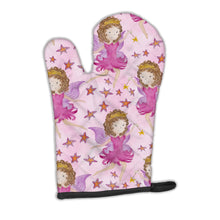 Load image into Gallery viewer, Watercolor Fairy Princess on Pink Oven Mitt BB7547OVMT