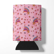 Load image into Gallery viewer, Watercolor Shooting Stars on Pink Can or Bottle Hugger BB7548CC