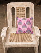 Load image into Gallery viewer, Watercolor Princess Castle Fabric Decorative Pillow BB7549PW1818