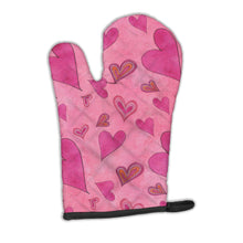 Load image into Gallery viewer, Watercolor Love and Hearts Oven Mitt BB7550OVMT