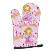 Load image into Gallery viewer, Watercolor Princess and Crown Oven Mitt BB7551OVMT