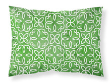 Load image into Gallery viewer, Watercolor Geometric Cirlce on Green Fabric Standard Pillowcase – Artistic Decorative Front, White Back BB7556PILLOWCASE