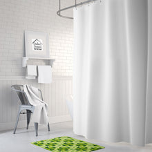 Load image into Gallery viewer, Watercolor Shamrock Stripes Machine Washable Memory Foam Mat BB7557RUG