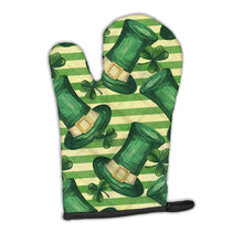Load image into Gallery viewer, Watercolor St Patrick's Day Leprechan Hat Oven Mitt BB7558OVMT
