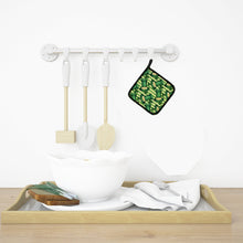 Load image into Gallery viewer, Watercolor St Patrick's Day Leprechan Hat Pot Holders - Set of 2 - Heat-Resistant Kitchen Essentials BB7558PTHD