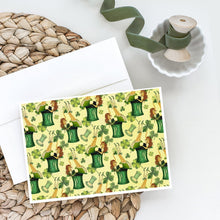 Load image into Gallery viewer, Watercolor St Patrick's Day Party Greeting Cards -  Blank Note Cards – 8-Pack of Artist-Designed Cards with Envelopes