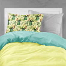 Load image into Gallery viewer, Watercolor St Patrick's Day Party Fabric Standard Pillowcase – Artistic Decorative Front, White Back BB7559PILLOWCASE