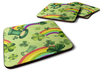Load image into Gallery viewer, Watercolor St Patrick's Day Lucky Leprechan Foam Coaster  BB7560FC