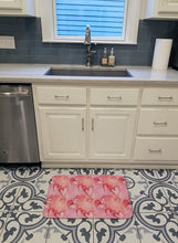 Load image into Gallery viewer, Watercolor Red Hearts Machine Washable Memory Foam Mat BB7565RUG