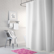 Load image into Gallery viewer, Watercolor Hot Pink Striped Hearts Machine Washable Memory Foam Mat BB7566RUG