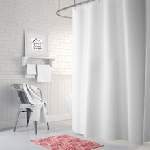 Load image into Gallery viewer, Watercolor Red Striped Hearts Machine Washable Memory Foam Mat BB7567RUG