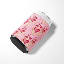 Load image into Gallery viewer, Watercolor Pink Love Letter Can or Bottle Hugger BB7568CC