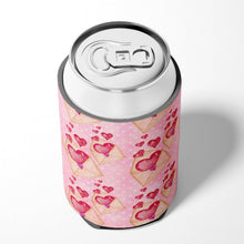 Load image into Gallery viewer, Watercolor Pink Love Letter Can or Bottle Hugger BB7568CC