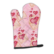 Load image into Gallery viewer, Watercolor Pink Love Letter Oven Mitt BB7568OVMT