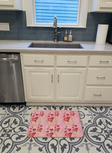 Load image into Gallery viewer, Watercolor Pink Love Letter Machine Washable Memory Foam Mat BB7568RUG