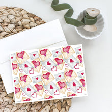 Load image into Gallery viewer, Watercolor Love Letters Greeting Cards -  Blank Note Cards – 8-Pack of Artist-Designed Cards with Envelopes