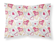 Load image into Gallery viewer, Watercolor Love Letters Fabric Standard Pillowcase – Artistic Decorative Front, White Back BB7569PILLOWCASE