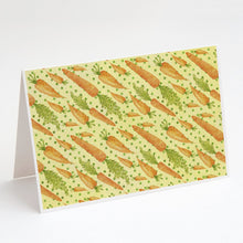 Load image into Gallery viewer, Watercolor Carrots Greeting Cards -  Blank Note Cards – 8-Pack of Artist-Designed Cards with Envelopes