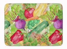 Load image into Gallery viewer, Watercolor Vegetables Farm to Table Machine Washable Memory Foam Mat BB7572RUG