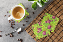 Load image into Gallery viewer, Watercolor Raddishes Foam Coaster  BB7574FC