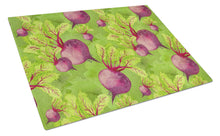 Load image into Gallery viewer, Watercolor Raddishes Glass Cutting Boards – Durable, Decorative Kitchen Art Large BB7574LCB