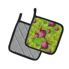 Load image into Gallery viewer, Watercolor Raddishes Pot Holders - Set of 2 - Heat-Resistant Kitchen Essentials BB7574PTHD