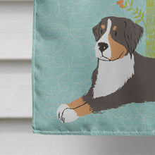 Load image into Gallery viewer, Welcome Friends Bernese Mountain Dog Flag Canvas House Size BB7579CHF