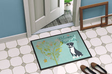 Load image into Gallery viewer, Welcome Friends Black Boxer Doormat - 18x27 Decorative Floor Mat – Indoor/Outdoor Rug with Artistic Flair BB7581MAT