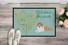 Load image into Gallery viewer, Welcome Friends Collie Doormat - 18x27 Decorative Floor Mat – Indoor/Outdoor Rug with Artistic Flair BB7584MAT