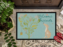 Load image into Gallery viewer, Welcome Friends Brindle Greyhound Doormat - 24x36 Decorative Floor Mat – Indoor/Outdoor Rug with Artistic Flair BB7591JMAT