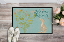 Load image into Gallery viewer, Welcome Friends Brindle Greyhound Doormat - 18x27 Decorative Floor Mat – Indoor/Outdoor Rug with Artistic Flair BB7591MAT