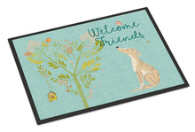 Load image into Gallery viewer, Welcome Friends Brindle Greyhound Doormat - 18x27 Decorative Floor Mat – Indoor/Outdoor Rug with Artistic Flair BB7591MAT