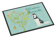 Load image into Gallery viewer, Welcome Friends Siberian Husky Doormat - 18x27 Decorative Floor Mat – Indoor/Outdoor Rug with Artistic Flair BB7594MAT