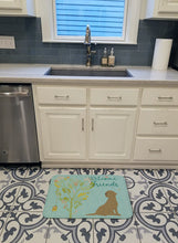Load image into Gallery viewer, Welcome Friends Chocolate Labrador Retriever Machine Washable Memory Foam Mat BB7597RUG