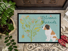 Load image into Gallery viewer, Welcome Friends Saint Bernard Doormat - 24x36 Decorative Floor Mat – Indoor/Outdoor Rug with Artistic Flair BB7599JMAT