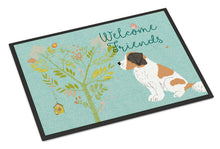 Load image into Gallery viewer, Welcome Friends Saint Bernard Doormat - 24x36 Decorative Floor Mat – Indoor/Outdoor Rug with Artistic Flair BB7599JMAT