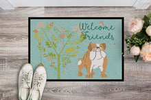 Load image into Gallery viewer, Welcome Friends English Bulldog Doormat - 24x36 Decorative Floor Mat – Indoor/Outdoor Rug with Artistic Flair BB7602JMAT