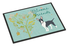 Load image into Gallery viewer, Welcome Friends Black Bull Terrier Doormat - 24x36 Decorative Floor Mat – Indoor/Outdoor Rug with Artistic Flair BB7604JMAT