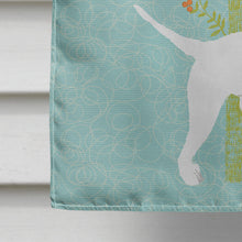Load image into Gallery viewer, Welcome Friends White Bull Terrier Flag Canvas House Size BB7606CHF