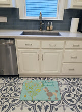 Load image into Gallery viewer, Welcome Friends Chocolate Poodle Machine Washable Memory Foam Mat BB7612RUG