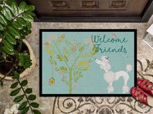 Load image into Gallery viewer, Welcome Friends White Poodle Doormat - 24x36 Decorative Floor Mat – Indoor/Outdoor Rug with Artistic Flair BB7614JMAT