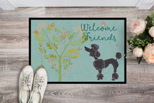 Load image into Gallery viewer, Welcome Friends Black Poodle Doormat - 24x36 Decorative Floor Mat – Indoor/Outdoor Rug with Artistic Flair BB7615JMAT
