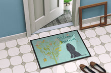 Load image into Gallery viewer, Welcome Friends Black Cocker Spaniel Doormat - 18x27 Decorative Floor Mat – Indoor/Outdoor Rug with Artistic Flair BB7618MAT