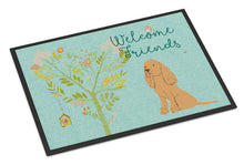 Load image into Gallery viewer, Welcome Friends Buff Cocker Spaniel Doormat - 24x36 Decorative Floor Mat – Indoor/Outdoor Rug with Artistic Flair BB7619JMAT