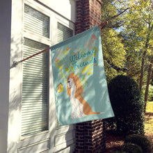 Load image into Gallery viewer, Welcome Friends Gold Springer Spaniel Flag Canvas House Size BB7620CHF