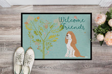 Load image into Gallery viewer, Welcome Friends Gold Springer Spaniel Doormat - 24x36 Decorative Floor Mat – Indoor/Outdoor Rug with Artistic Flair BB7620JMAT